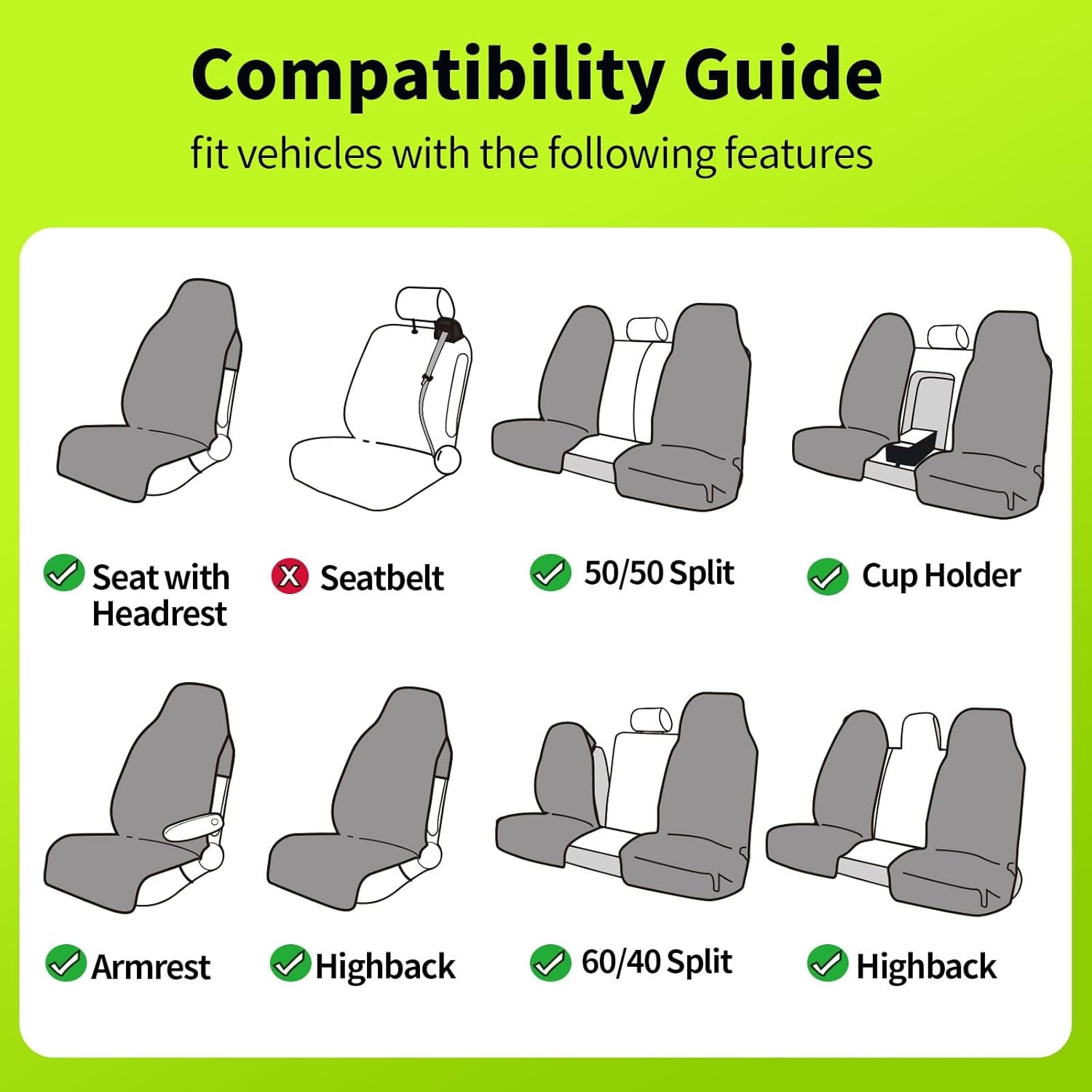 Towel Waterproof Car Seat Cover Beige for Trucks SUV Fitness Athletes Pets Gym and Water Sport